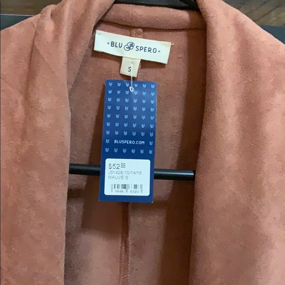 Boutique velvet mauve jacket - Picture 2 of 3